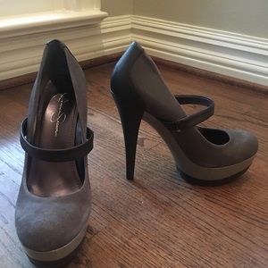 Jessica Simpson suede platform heels NWT 10
